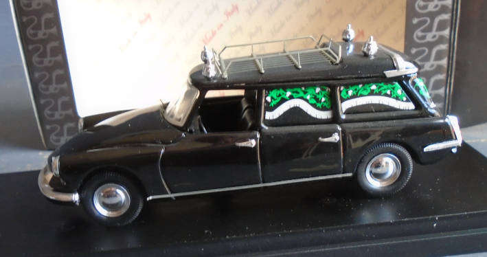 RIO 1/43 SCALE - CITROEN ID 19 S/W FUNERAL CAR, BOXED