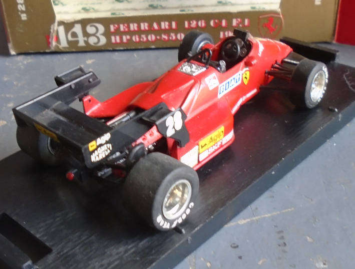 BRUMM 1/43 SCALE - 1984 FERRARI 126 C4 F1, BOXED