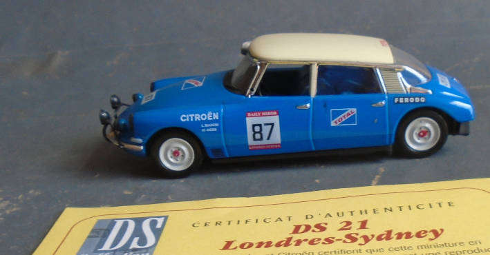 ATLAS 1/43 SCALE - CITROEN DS 21, BOXED
