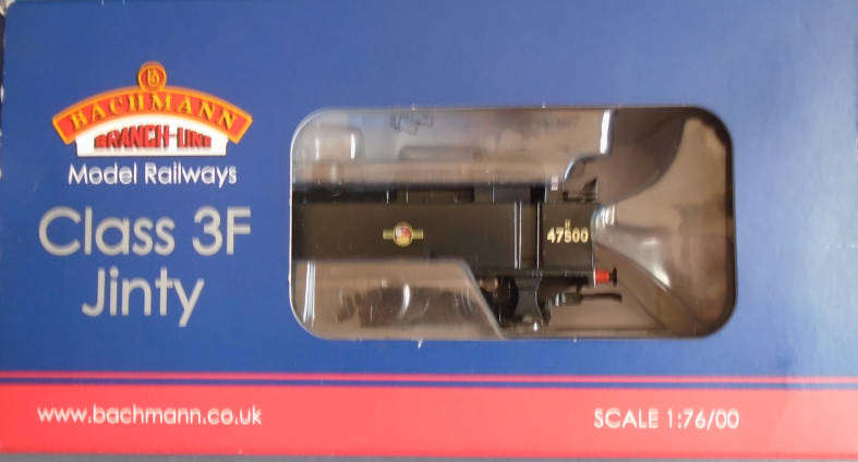 BACHMANN OO SCALE - CLASS 3F JINTY TANK STEAM LOCO, DCC READY, BOXED