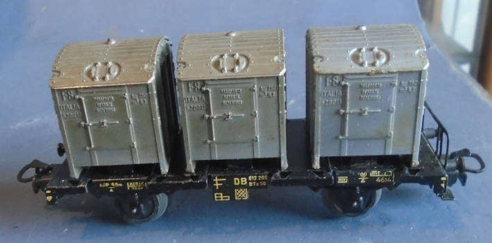 MARKLIN HO SCALE - DB CONTAINER WAGON