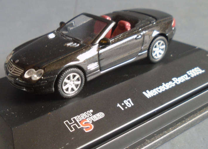 HIGH SPEED 1/87 HO SCALE - MERCEDES BENZ 500SL , BOXED