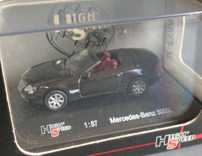 HIGH SPEED 1/87 HO SCALE - MERCEDES BENZ 500SL , BOXED