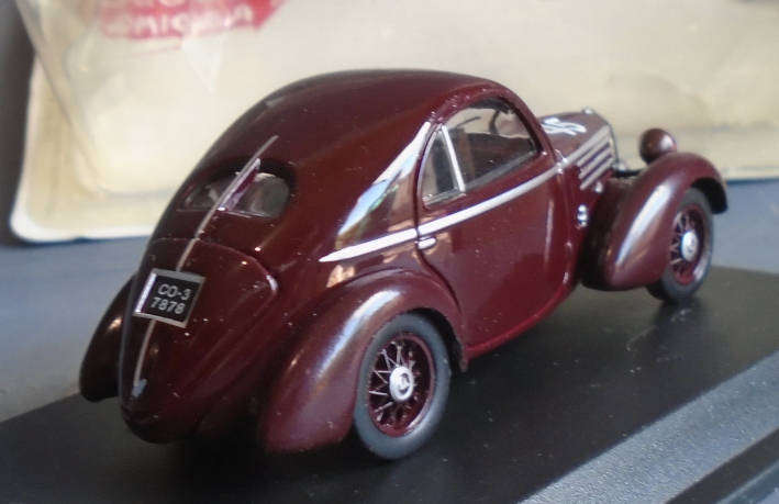 HACHETTE 1/43 SCALE - 1936 FIAT 508 BALLILA , BOXED