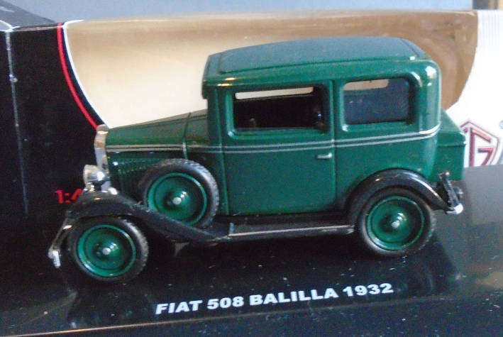 BRUMM 1/43SCASLE - 1932 FIAT 508 BALLILA, BOXED