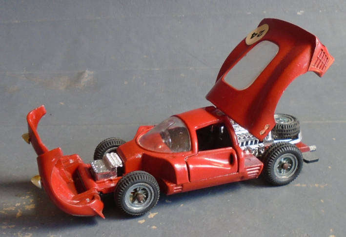 MEBETOYS, MADE IN ITALY 1/43 SCALE - FERRARI P4, BOXED