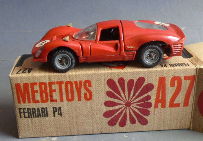MEBETOYS, MADE IN ITALY 1/43 SCALE - FERRARI P4, BOXED