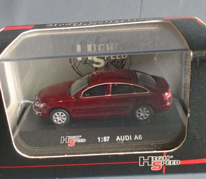 HIGH SPEED 1/87 HO SCALE - AUDI A6, BOXED