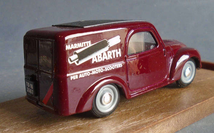 BRUMM 1/43 SCALE - FIAT 500C ABARTH DELIVERY VAN, BOXED