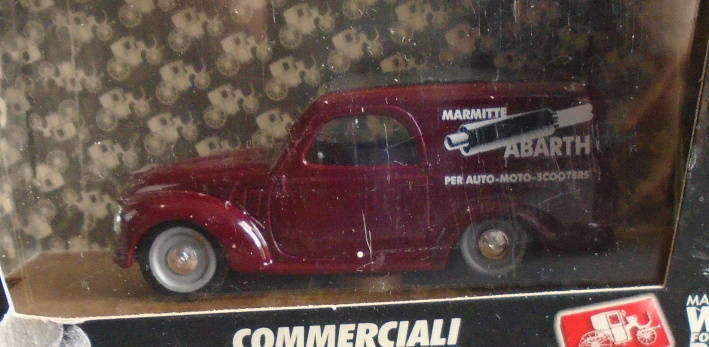 BRUMM 1/43 SCALE - FIAT 500C ABARTH DELIVERY VAN, BOXED