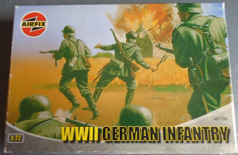 AIRFIX 1/72 SCALE - WWII GERMAN INFANTRY, BOXED