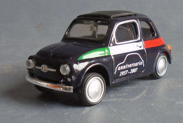 MONDO 1/43 SCALE - FIAT 500 ANNIVERSARY 1957 - 2007