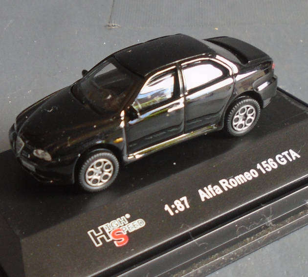HIGH SPEED 1/87 HO SCALE - ALFA ROMEO 156 GTA , BOXED