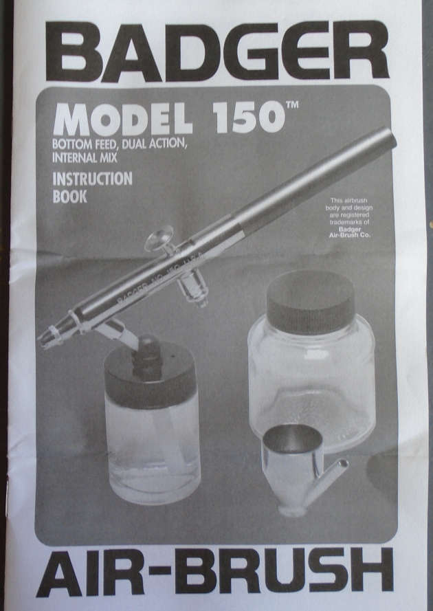 BADGER MODEL 150 AIRBRUSH, UNUSED AS NEW BOXED