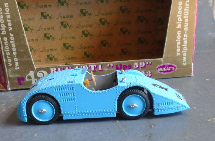 BRUMM 1/43 SCALE - 1933 BUGATTI TYPE 59, BOXED