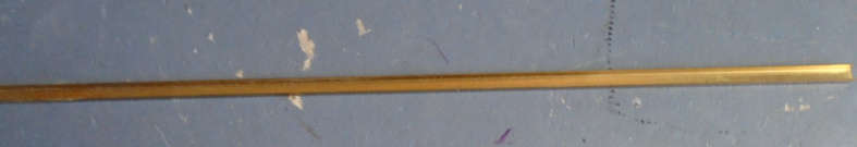 K&S ENGINEERING - 7/32" X 300mm BRASS CHANNEL