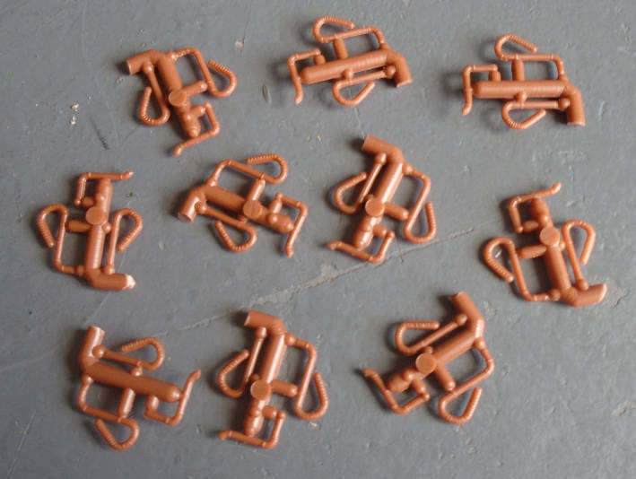 HO SCALE - 10 X BRAKE HOSES