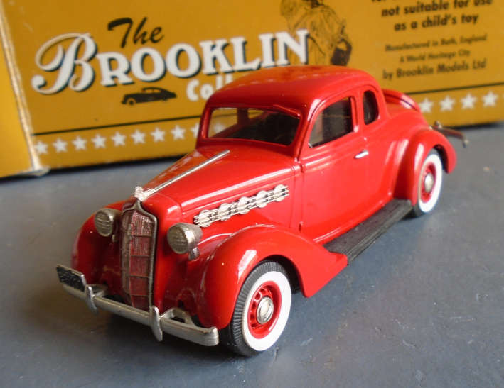 BROOKLIN 1/43 SCALE - 1935 PLYMOUTH 5 WINDOW COUPE  - BOXED