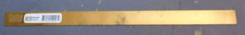 K&S ENGINEERING - .032" X 3/4" X 300mm BRASS STRIP