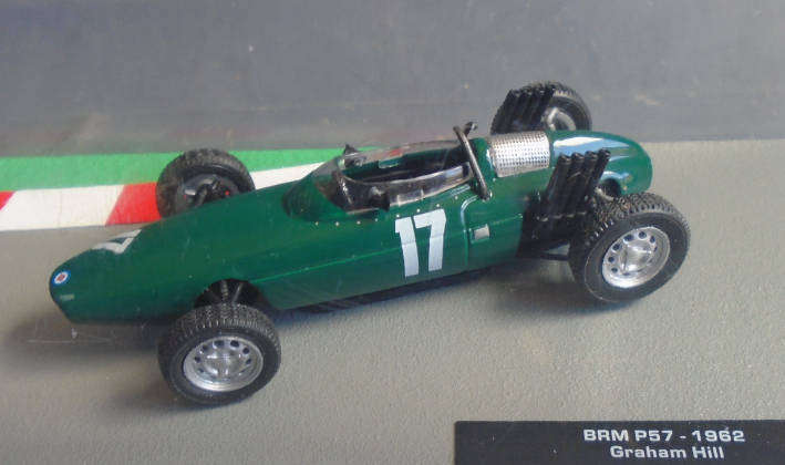 1/43 SCALE - 1962 BRM P57, G HILL, BOXED
