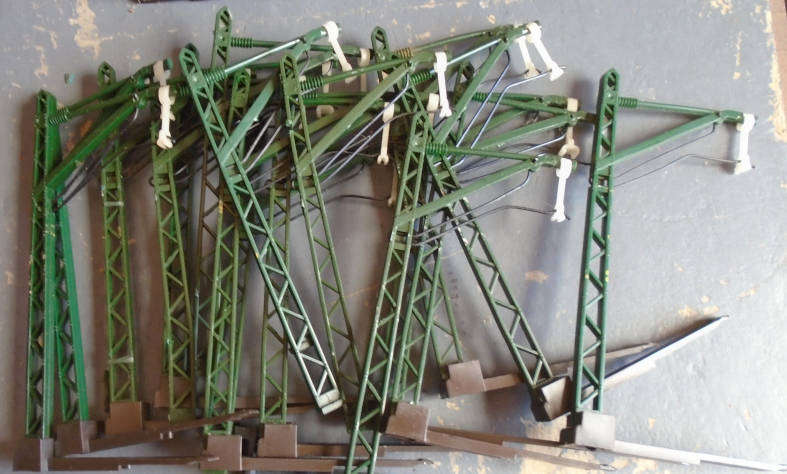 OO/HO SCALE -CATENARY JOB LOT AS PER FOTOS