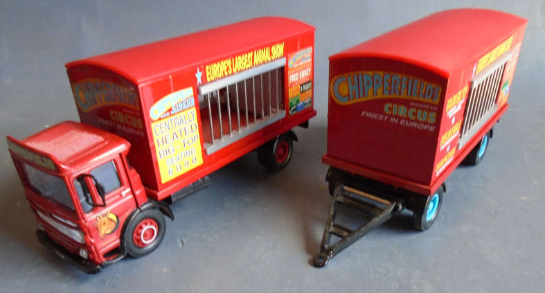 CORGI 1/50 SCALE - AEC CAGE TRUCK & TRAILER - BOXED