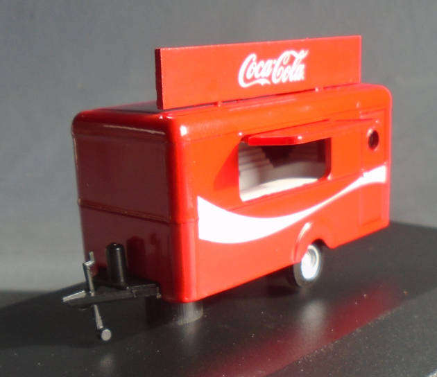 OXFORD OO SCALE -COCA COLA MOBILE TRAILER, BOXED