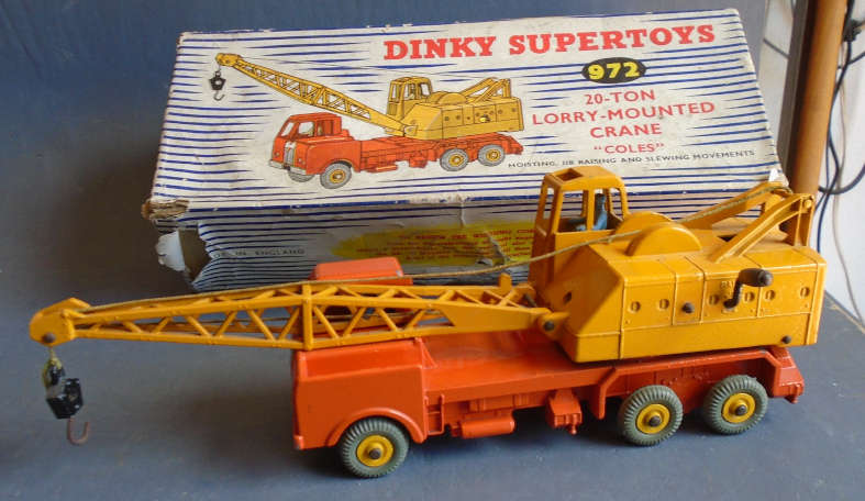 DINKY - 20T COLES LORRY-MOUNTED CRANE, BOXED