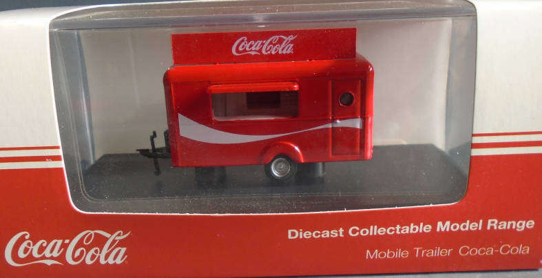 OXFORD OO SCALE -COCA COLA MOBILE TRAILER, BOXED