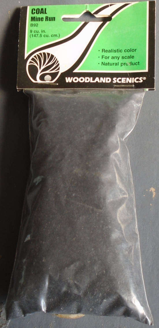 WOODLAND SCENICS ALL SCALE - COAL, CARDED