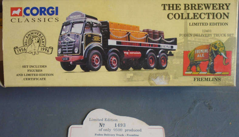 CORGI 1/50 SCALE - FODEN DELIVERY TRUCK, BOXED