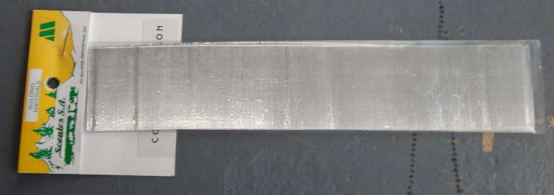 SCENICS SA HO SCALE - 12 X CORRUGATED SHEETS, IN PKT