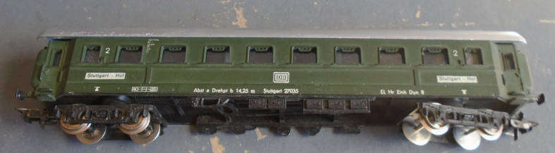 LIMA HO SCALE - DB STUTTGART PASSENGER COACH AS PER FOTOS