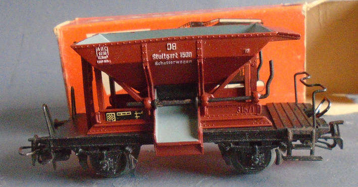 MARKLIN HO SCALE - DB HOPPER WAGON, BOXED