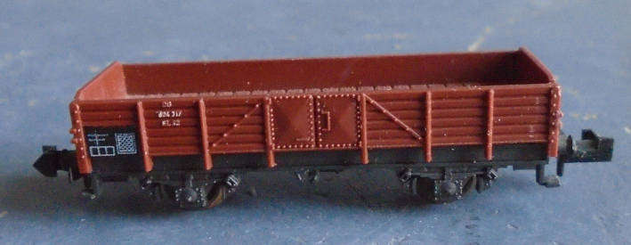 TRIX N SCALE - DB LOW SIDED GOODS WAGON