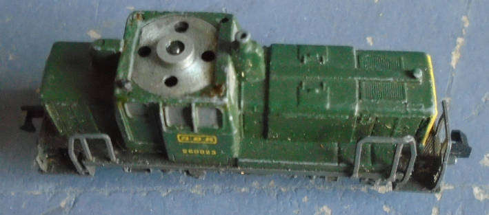 RIVAROSSI N SCALE - BRB DIESEL SHUNTER, MOTOR RUNS, FOR SPARES OR REPAIRS