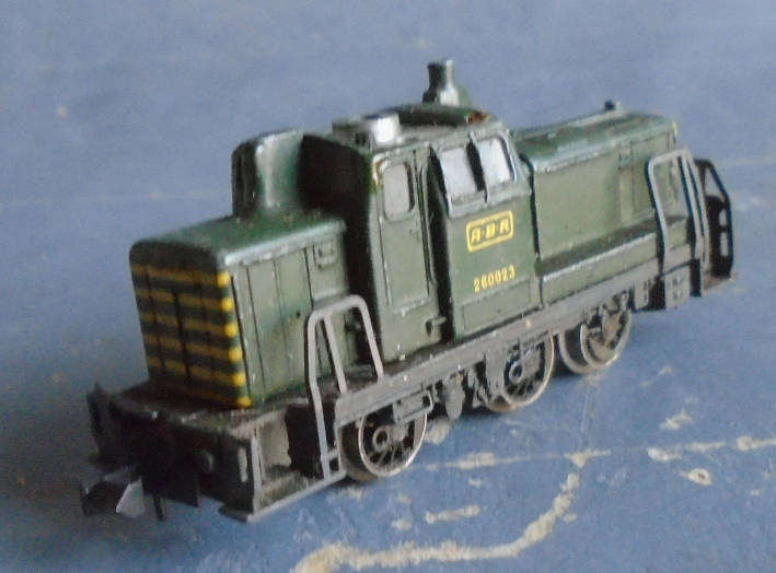RIVAROSSI N SCALE - BRB DIESEL SHUNTER, MOTOR RUNS, FOR SPARES OR REPAIRS