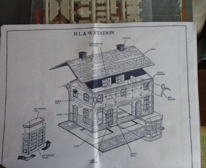 ACS HO SCALE - DL&W STATION, IN PKT