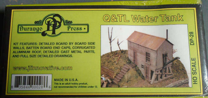DURANGO PRESS HO SCALE - Q&TL WATER TANK KIT, BOXED