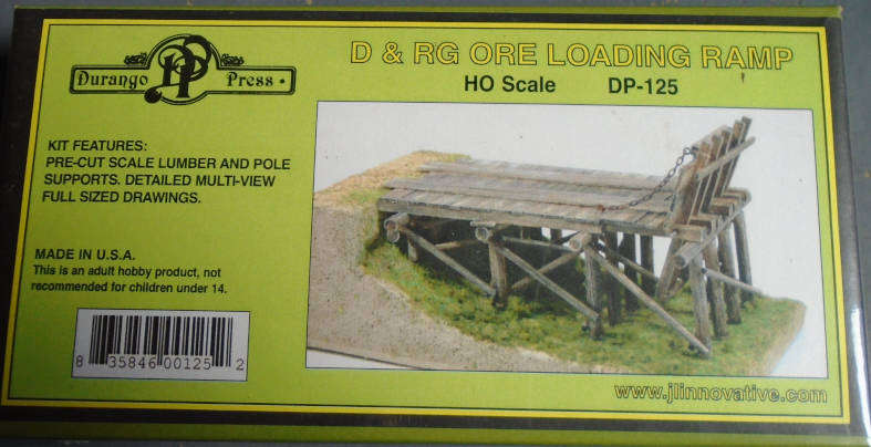 DURANGO PRESS HO SCALE - D&RG ORE LOADING RAMP KIT, BOXED
