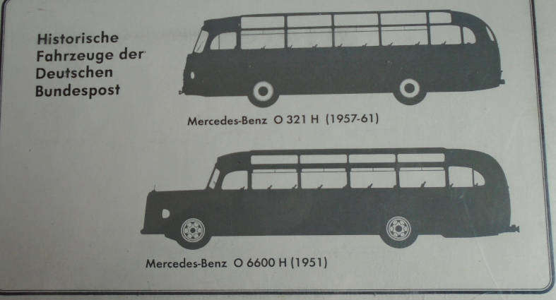BREKINA 1/87 HO SCALE- DEUTSCHE POST, 2 X BUSSES, BOXED