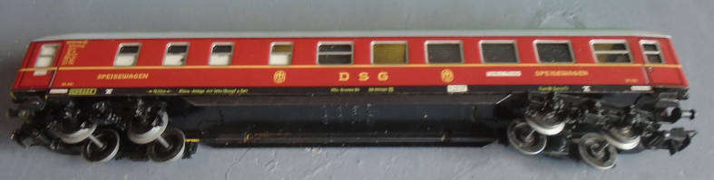 MARKLIN HO SCALE -  DSG RESTUARANT WAGON, BOXED