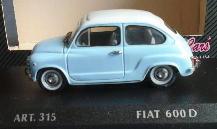 DETAIL CARS 1/43 SCALE - FIAT 600D, BOXED