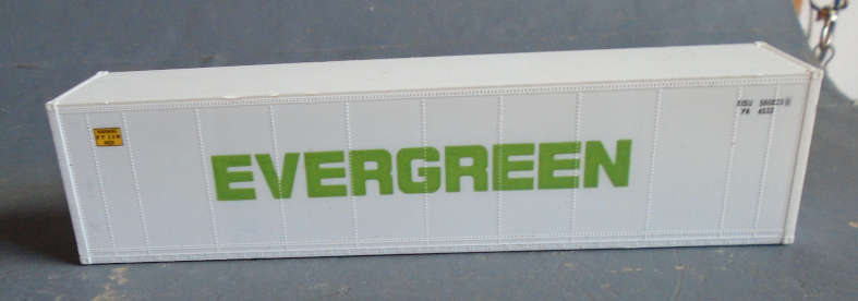 HO SCALE - EVERGREEN CONTAINER - LENGHT 140mm