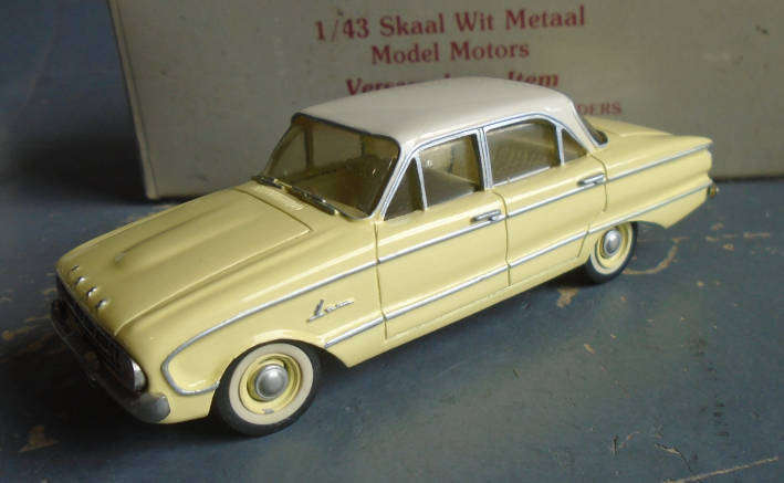 MILESTONE MINIATURES 1/43 SCALE - RARE WHITEMETAL 1961 FORD FALCON, BOXED, SEE DISCRIPTION BELOW