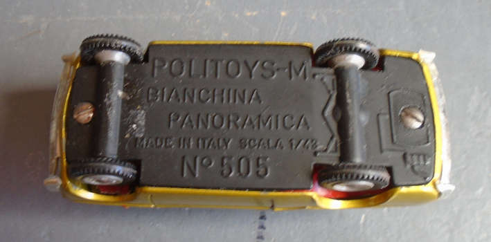 POLITOYS 1/43 SCALE - BIANCHINA (FIAT) PANORAMICA