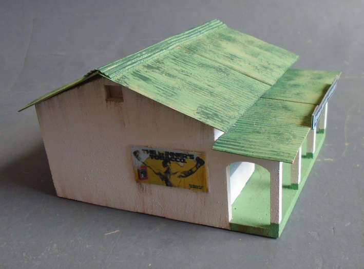 HO SCALE - SA GENERAL DEALER SHOP, NEW, FOOTPRINT 85 X 90mm