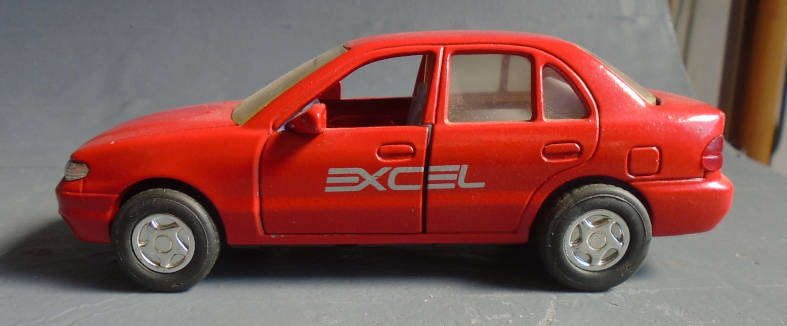 S SECA TOY, KOREA 1/33 SCALE - HYUNDAI ACCENT