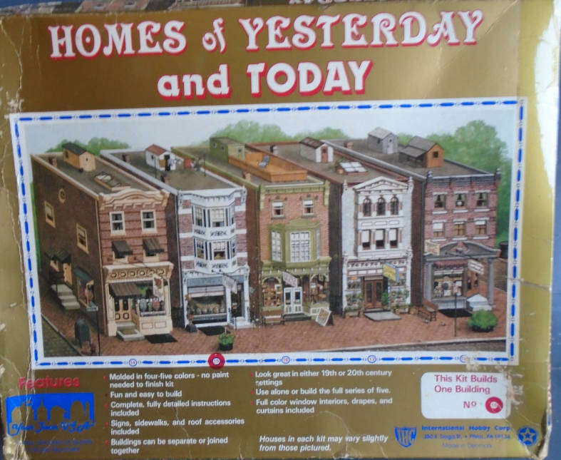 IHC HO SCALE - HOMES OF YESTERDAY & TODAY KIT, SEE FOTO OF HOUSE, BOX WORN