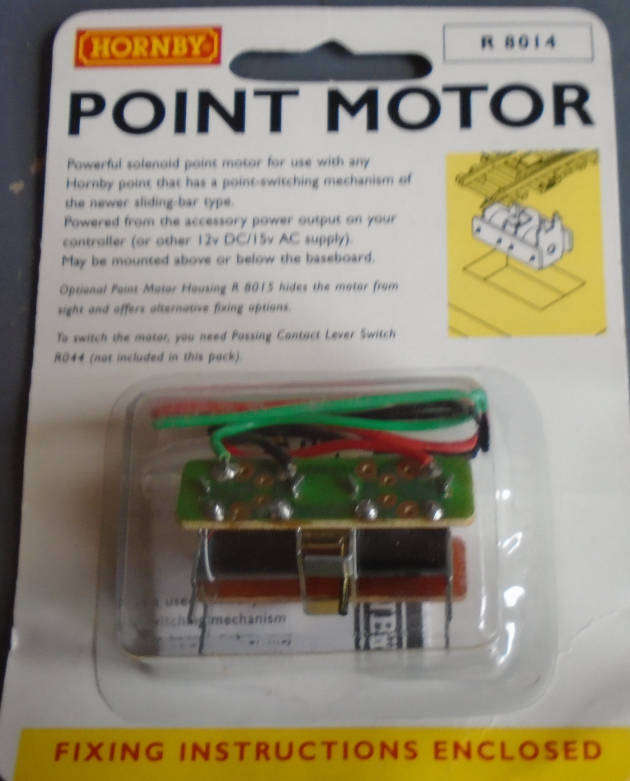 HORNBY OO/HO SCALE - R8014 POINT MOTOR, CARDED